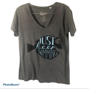 Disney Pixar Finding Dory Just Keep Swimming Tee